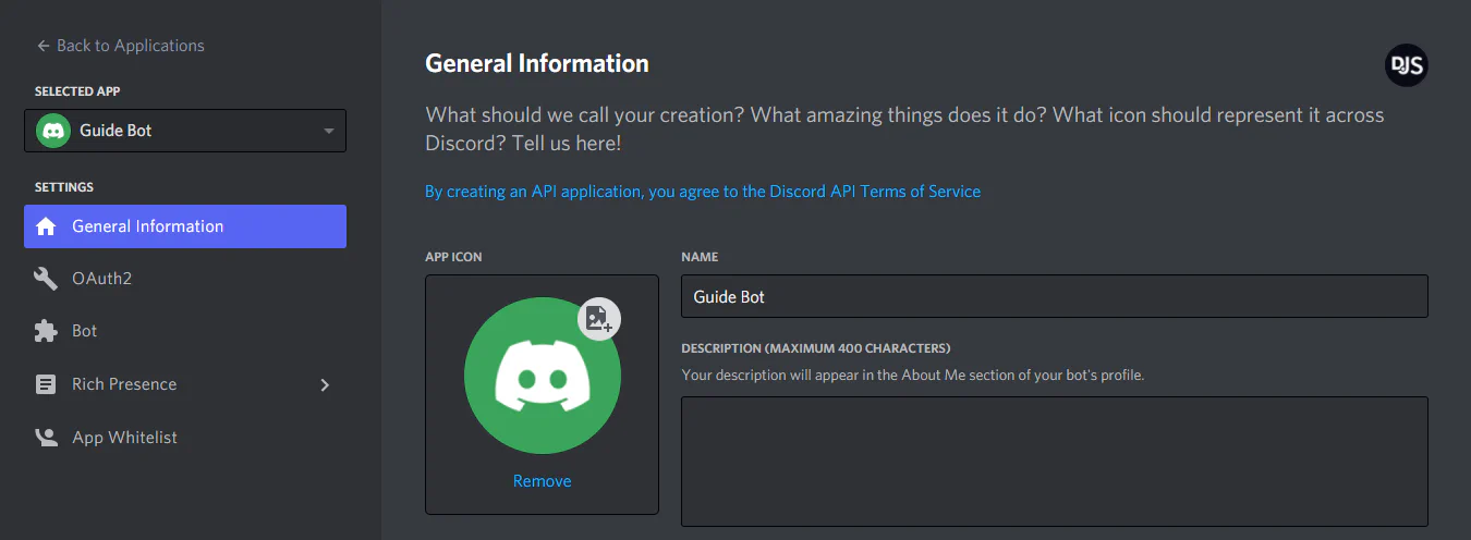 Discord Bot Info