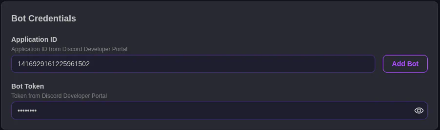 Discord Settings Section One